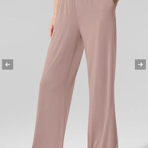 ALO Yoga Semi-Sheer Delicate Lounge Flare Pant